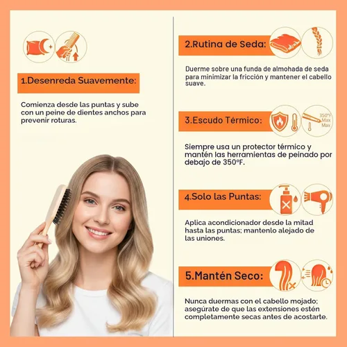 Miniatura 8 de Full Shine - Extensiones de cabello humano con punta en U, de 14 pulgadas, estilo balayage, color 3 con decoloración a rubio claro 8 y 22