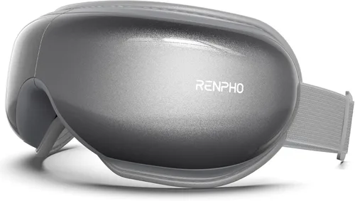 RENPHO - Masajeador de ojos con calor y música Bluetooth, máquina recargable para el cuidado de los ojos con 5 modos, relaja y reduce la tensión de