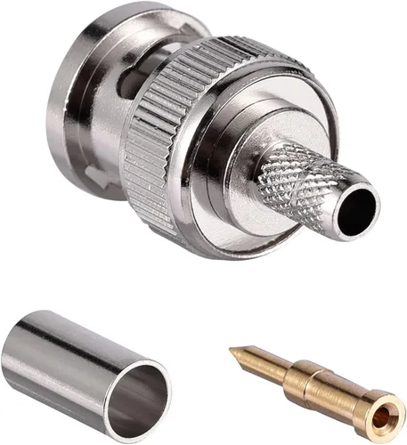 Miniatura 3 de 1 Unidades BNC Crimpadora herramienta, pelacables coaxiales rotativos para RG58 con 10 unids BNC Plug Crimp Connector Set