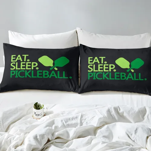 Miniatura 5 de jejeloiu Juego de sábanas de pickleball para niños, tamaño individual, regalos de pickleball para regalos para amantes del pickleball para niños