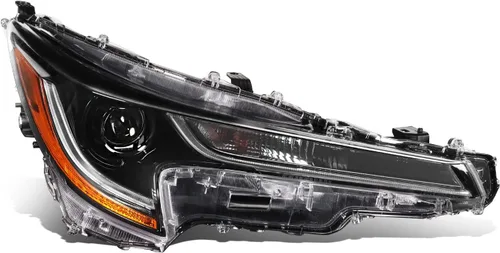 Miniatura 11 de DNA MOTORING Lámpara para faros delanteros estilo OE compatible con Toyota Corolla 09-10, TO2502182, cromo/ámbar, lado del conductor, OEM-HL-0089-L