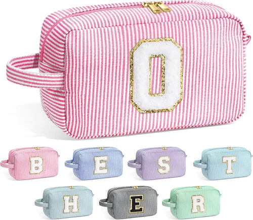 Miniatura 62 de Bolsa de Maquillaje con Inicial YOOLIFE - Regalos de Cumpleaños para Mujeres, Niñas, Mamá, Hija, Amigas, Hermana, Maestra, Regalos de Propuesta
