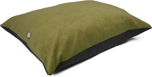 Miniatura 53 de Majestic Pet Cama rectangular para perros tamaño mediano, lavable, cama antideslizante y cómoda para mascotas, cama para jaula para perros, almohada