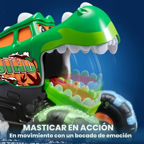 Miniatura 4 de JOYIN Paquete de 3 camiones monstruos de juguete - Coches iluminados activados por movimiento para niños pequeños - Ruedas LED Monster Glow Rover