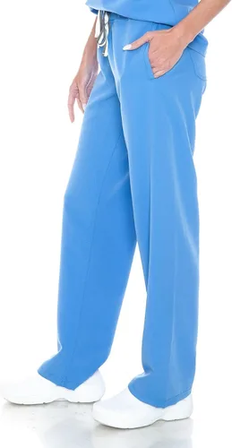 Miniatura 2 de HUMBLE Scrubs Pantalón Cordón Mujeres Pierna Recta Uniforme Médico