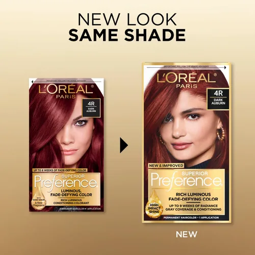 Miniatura 134 de L'Oreal Paris Superior Preference - Tinte permanente luminoso que desafía la decoloración, tinte para el cabello hasta 9 semanas de resplandor, 09