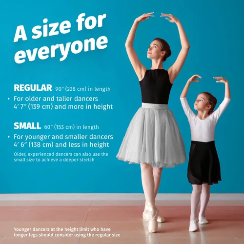 Miniatura 3 de The PlumBand - Banda elástica para baile y ballet, paquete premium listo para regalo, tamaños para niños y adultos, mejora tu spagat, flexibilidad