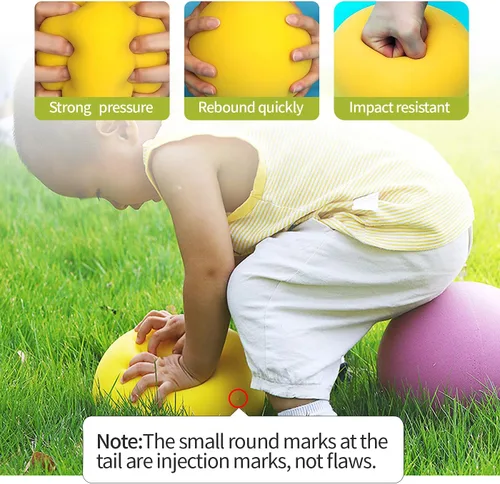Miniatura 5 de Pelota de espuma de alta densidad sin revestimiento de 7 pulgadas, para niños de más de 3 años, pelotas deportivas de espuma, suaves y flexibles