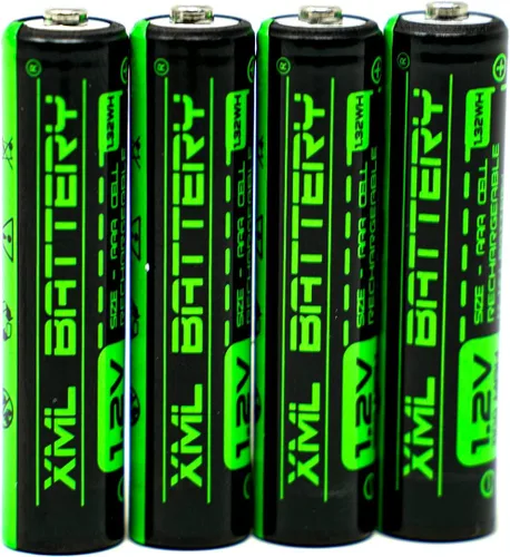 Miniatura 8 de (4 unidades) 1.2v 1100mAh AAA Ni-MH batería recargable de baja autodescarga para luces solares, más 1.2v 1100mAh AAA Celda Ni-MH