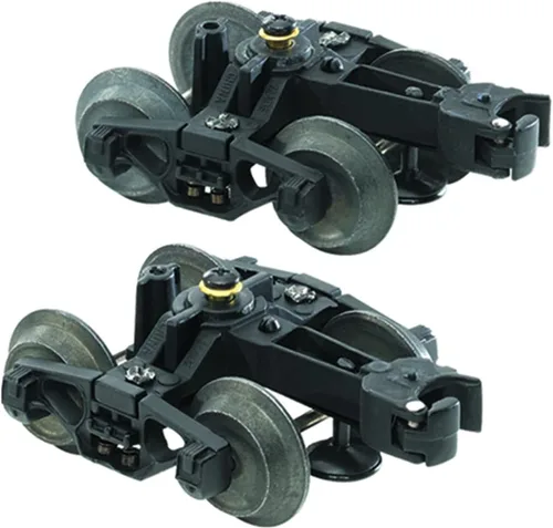 Lionel O Gauge Die Cast Metal Sprung Trucks Paquete de 2 piezas de tren modelo Accesorio