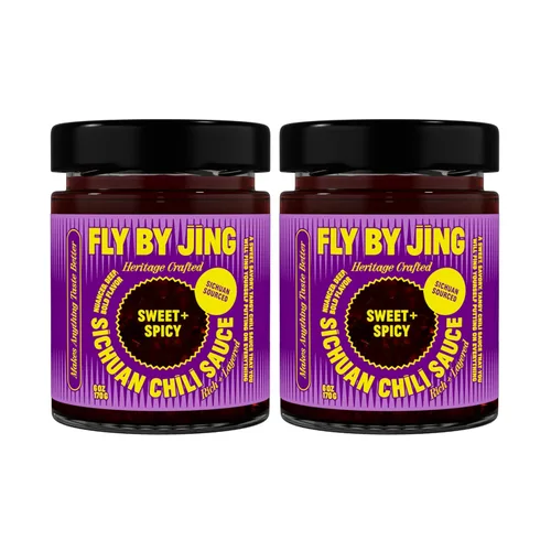Miniatura 9 de FLYBYJING Salsa de Chile Sichuan Dulce + Picante: Perfecta para Fideos, Proteínas, Verduras, Pescado, Dumplings y Todo lo Demás - Salsa Picante