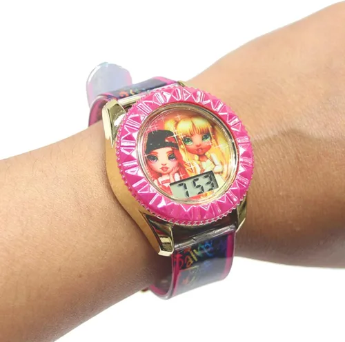 Miniatura 6 de Rainbow High Reloj digital para niñas (modelo RNB40003AZ), multicolor, Multi, Digital