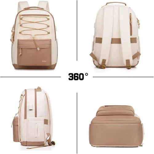 Miniatura 6 de WINDARS Mochila Escolar para Adolescentes Niñas, Mochila Universitaria Estética Bolsa de Libros Grande para Mujeres Estudiantes Bolsa de Moda