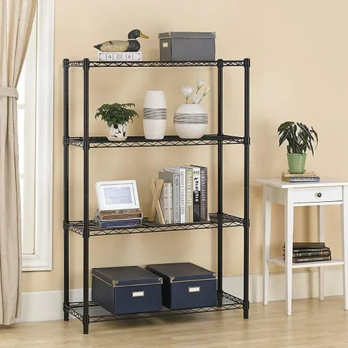Miniatura 2 de Estantería de almacenamiento de 4 estantes de 14x36x54 pulgadas, unidad de estantería resistente para cocina con estantes de metal, organizador