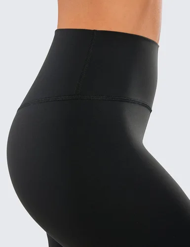 Miniatura 4 de CRZ YOGA Leggings capri de entrenamiento para mujer de 17 pulgadas, 21 pulgadas, 23 pulgadas, pantalones de yoga de cintura alta con control