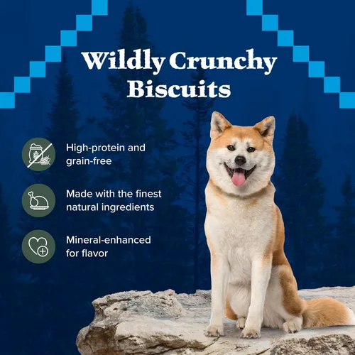 Miniatura 7 de Blue Buffalo Wilderness Trail Treats - Galletas crujientes para perros, sin granos, con alto contenido de proteínas, receta de pato, caja de 36 onzas