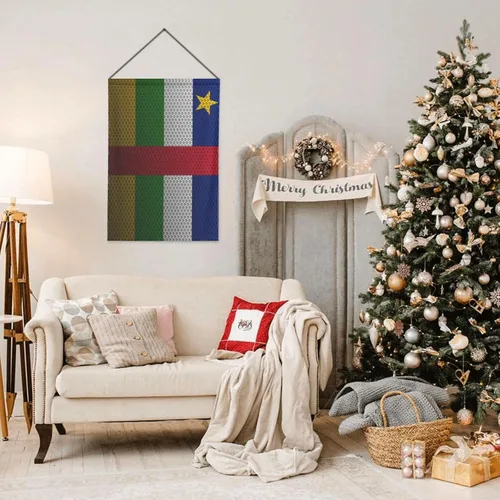 Miniatura 3 de Flag Of The Central African Republic Garden Flag 12.5"x18" Inch Double Sided Garden Flags Home Lawn Outdoor Decor Flags Party Banner Welcome Flag