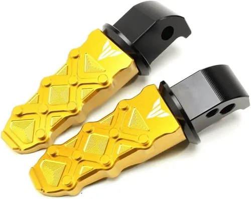 Miniatura 9 de F Motorcycle CNC Rear Foot Pegs Rests Passenger Footrests for Yamaha MT03 MT07 MT09 MT10 MT25 for Tracer MT 07 MT 09 Y (Color : Black)