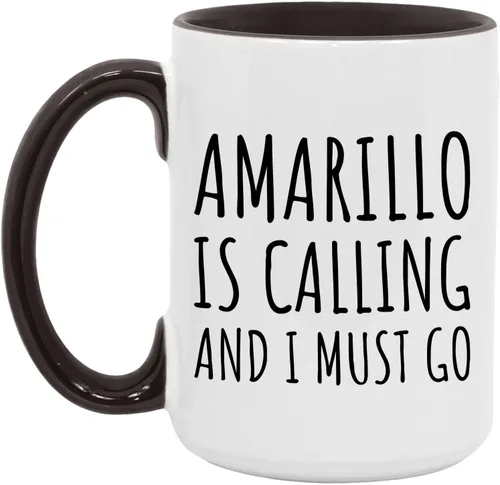 Miniatura 4 de Amarillo Coffee Mug - Amarillo is Calling and I Must Go - White - 11oz