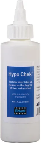 Edwal Prueba química Hypo-Check para fijadores de película y papel agotados, 4 onzas
