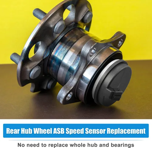 Miniatura 6 de X AUTOHAUX Cojinete de cubo trasero ABS Sensor de velocidad para Hyundai Veloster N Tucson Sonata W/O AWD, Kia Sportage 2WD 58980-C1100 - Tapa