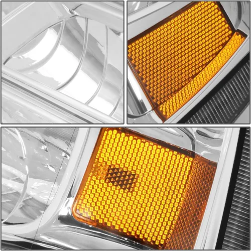 Miniatura 4 de Auto Dynasty - Juego de lámparas de faro de estilo de fábrica de modelo halógeno, compatible con Ford F250 F350 F450 F550 Super Duty 05-07, lado