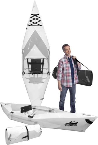 Miniatura 9 de Tucktec Kayak plegable PRO de 10 pies – Kayak plegable de tamaño completo – Kayak portátil para adultos – Fabricado en Estados Unidos