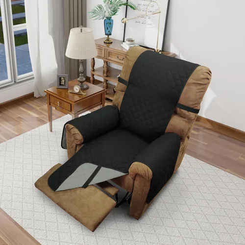 Miniatura 91 de Fundas para silla reclinable, reversible, funda de sofá para mascotas, protector de muebles para niños perezosos