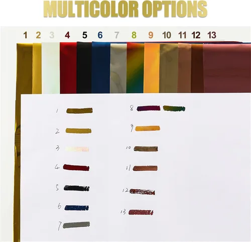 Miniatura 6 de Briartw Papel de Aluminio Termoadhesivo 20x29cm Paquete de 50 Hojas Papel Reactivo para Sellado en Caliente por Impresora Láser y Laminadora