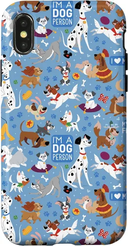 Miniatura 5 de Disney Funda azul para iPhone 17 con texto en inglés "Dogs I'm a Dogperson