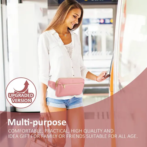 Miniatura 2 de Riñoneras para mujeres y hombres, niñas, niños, adolescentes, a la moda, bolsa de cintura de moda, linda riñonera casual para Disney, viajes, al
