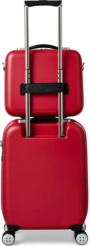 Miniatura 7 de Ted Baker Equipaje giratorio ligero de moda Belle para mujer, Rojo -, Maleta