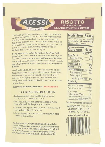 Miniatura 2 de Alessi Risotto estilo milanés con azafrán 8.0 onzas (paquete de 3)