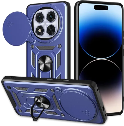 Miniatura 30 de Funda para Motorola Moto G 5G 2024 con protector de pantalla, funda protectora con protector de cámara, funda protectora con función atril para Moto