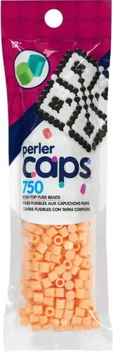 Miniatura 4 de Perler 80-16107 Solid-Top Cap Perler Beads, Bronceado, 750 piezas