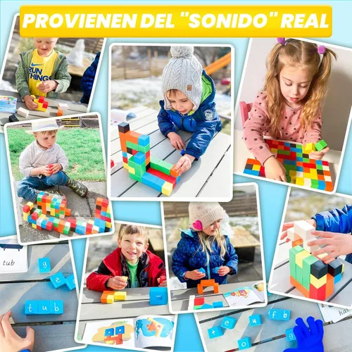 Miniatura 4 de 48 piezas de bloques magnéticos para juguetes de niños pequeños, juguete de cubo magnético grande para educación sensorial STEM preescolar, juguetes