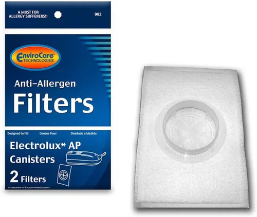 EnviroCare Filtros de vacío antialérgenos de repuesto prémium para cartucho Electrolux y Aerus AP100. 2 filtros posteriores