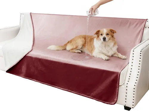 Miniatura 20 de Manta impermeable para perros pequeños, a prueba de fugas, manta reversible para sofá, cama, protector de muebles lavable a máquina, 25 x 35
