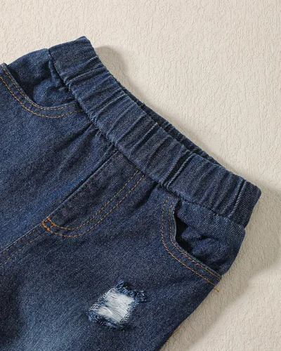 Miniatura 5 de Conjunto de ropa para bebé niña con volantes y manga larga y pantalones para niña pequeña para otoño e invierno, 9M-4T
