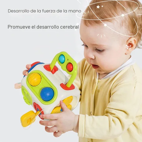 Miniatura 5 de Cubo de Actividades para Niños Pequeños de 1 Año, Juguetes Montessori para 1 Año - Regalos Ideales para Niños y Niñas de 1 Año - Juguetes de Viaje