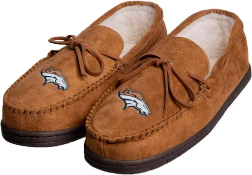 Miniatura 27 de FOCO Mens NFL Team Logo Moccasin Slippers Beige