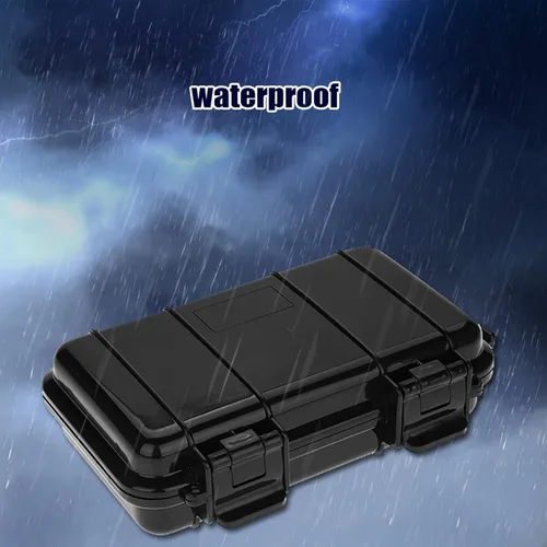 Miniatura 9 de Caja de supervivencia hermética antipresión a prueba de golpes para exteriores, contenedor impermeable, caja de transporte sellada, caja