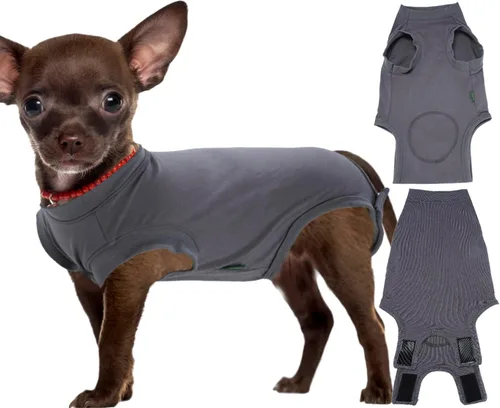 Miniatura 25 de Traje de Recuperación Quirúrgica para Perros, Camisa de Cirugía para Perros Machos y Hembras, Ropa de Recuperación para Esterilización y Castración
