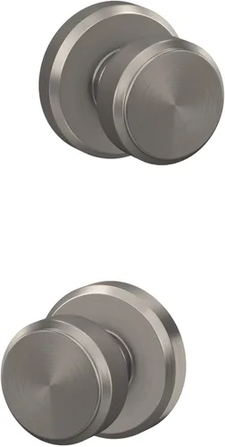 Miniatura 59 de SCHLAGE F51A BWE 622 - Pomo de puerta Bowery, cerradura de entrada con llave, color negro mate Mate negro