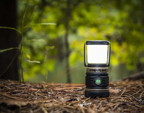Miniatura 7 de Linterna Streamlight 44941 Siege AA de 200 lúmenes con LEDs blancos y rojos para acampar y emergencias, color Coyote LED blanco y rojo