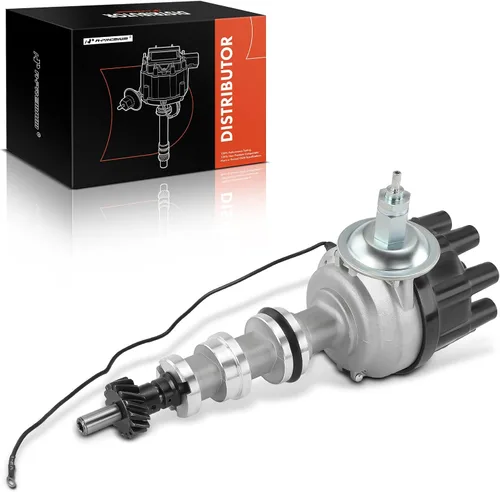 A-Premium Distribuidor de encendido con tapa y rotor compatible con Ford F-100, F-250, F-350, Mustang, Galaxie, LTD, Skyliner, M-400, Victoria & AC