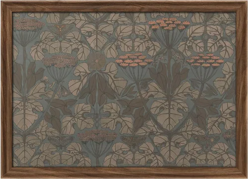 Miniatura 229 de MUDECOR Lienzo enmarcado prémium para pared, pinos nevados en bosque de invierno, ilustraciones modernas, arte contemporáneo, escénico, divertido