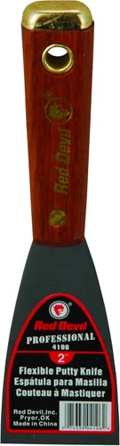 Miniatura 3 de Red Devil Professional Series 4100 Cuchillo de masilla rígida; hoja de 1-1/2 pulgadas (630-4103)