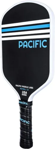 Miniatura 6 de Patrol 1.0 Paleta de pickleball, fibra de vidrio, 0.512 in, raqueta de pickleball aprobada por USAPA, textura de grano abrasivo de carbono, giro