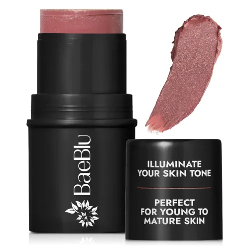 Miniatura 11 de BaeBlu Tinte orgánico para mejillas, 100% natural, vegano, sin gluten, crema bronceadora en barra, fabricado en Estados Unidos, puesta de sol